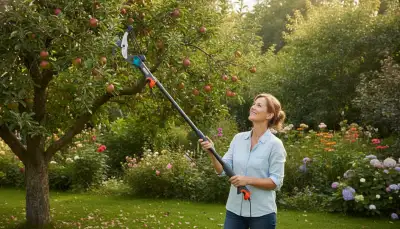 Die Gardena Baumschere HighCut 360/18V: Müheloser Baumschnitt in luftigen Höhen