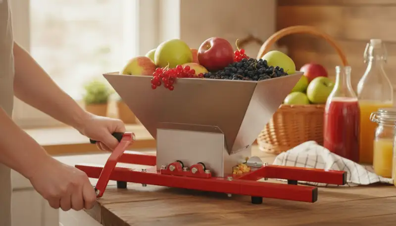 Beerenmühle: Mehr Saft aus kleinen Früchten