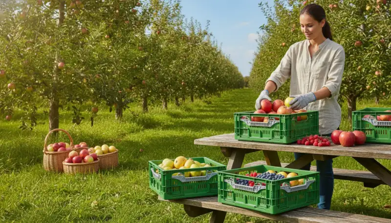 Clevere Klappkisten: Ernte und Lagerung optimieren