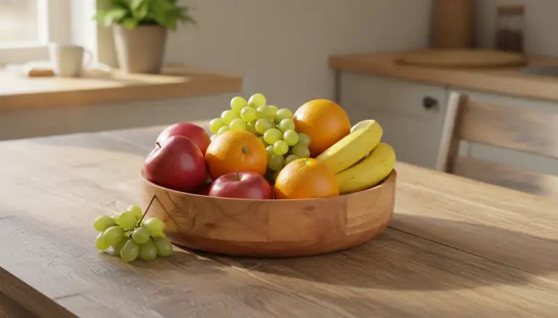 Die zeitlose Schönheit der Obstschale Holz