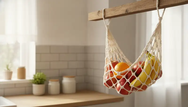 Hänge-Obstnetze: Frische clever lagern